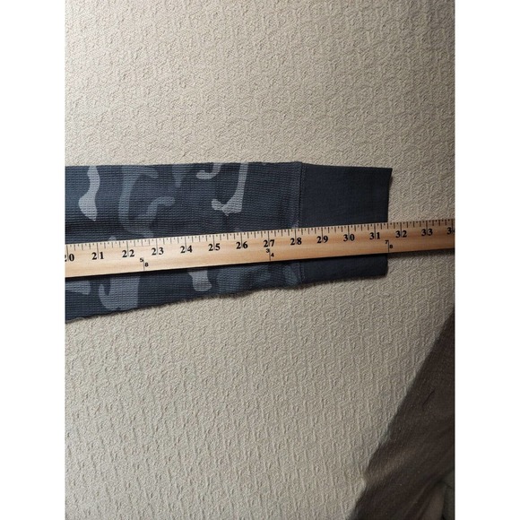 Vintage Mossimo Shirt Mens Large Pullover Camo Army Athletic Fit Thermal NWT A9 - Picture 8 of 12